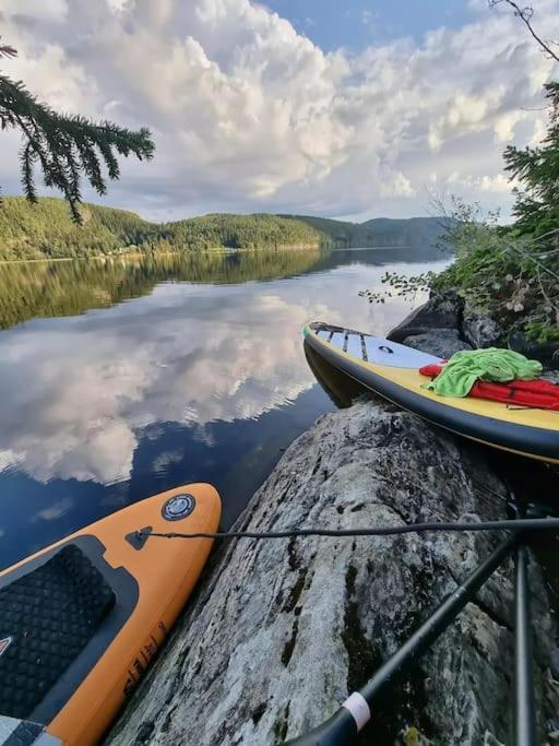 Treetop Ekne - Hytte I Skogen Med Hengebru Hotel Levanger Buitenkant foto
