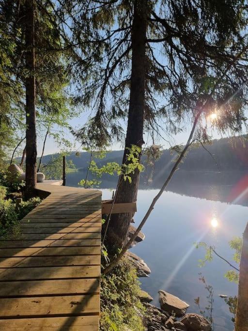 Treetop Ekne - Hytte I Skogen Med Hengebru Hotel Levanger Buitenkant foto