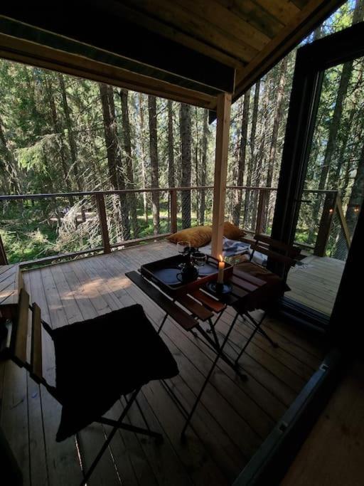 Treetop Ekne - Hytte I Skogen Med Hengebru Hotel Levanger Buitenkant foto