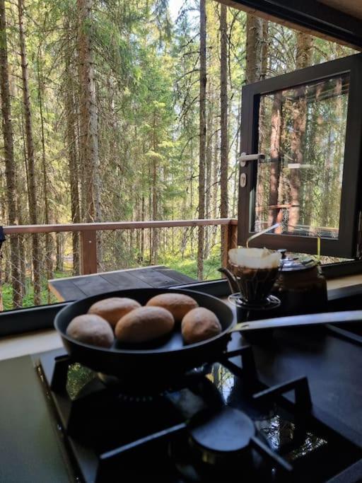 Treetop Ekne - Hytte I Skogen Med Hengebru Hotel Levanger Buitenkant foto